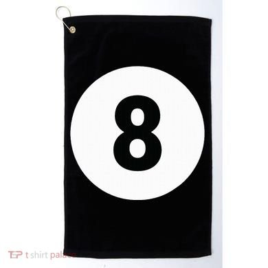 8 Pool Ball 8 Billiards Costume Halloween Group Matching Golf Towel