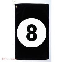 8 Pool Ball 8 Billiards Costume Halloween Group Matching Golf Towel thumb 0