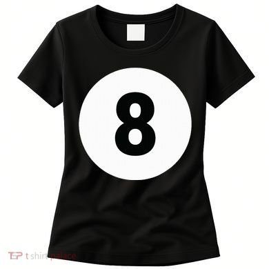 8 Pool Ball 8 Billiards Costume Halloween Group Matching Women's T-Shirt