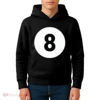 8 Pool Ball 8 Billiards Costume Halloween Group Matching Kids Hoodie thumb 4