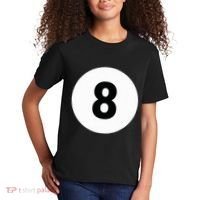 8 Pool Ball 8 Billiards Costume Halloween Group Matching Kids T-Shirt thumb 2