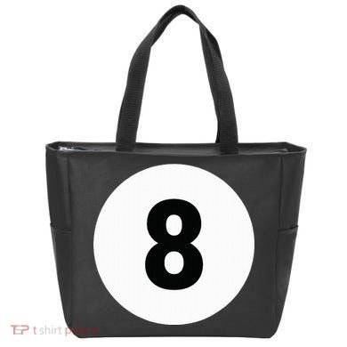 8 Pool Ball 8 Billiards Costume Halloween Group Matching Tote Bag