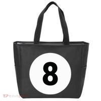 8 Pool Ball 8 Billiards Costume Halloween Group Matching Tote Bag thumb 0