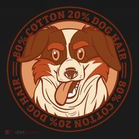 80 Percent Cotton 20 Percent Dog Hair Funny Kids Sweatshirt thumb 2
