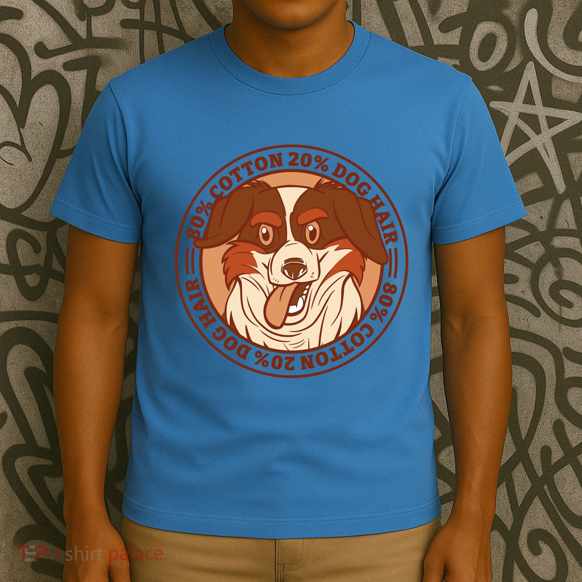 80 Percent Cotton 20 Percent Dog Hair Funny T-Shirt