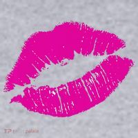 80s Pink Lips Bright Pop Culture 1980s Lovers Gift Women's Sweatshirt thumb 2