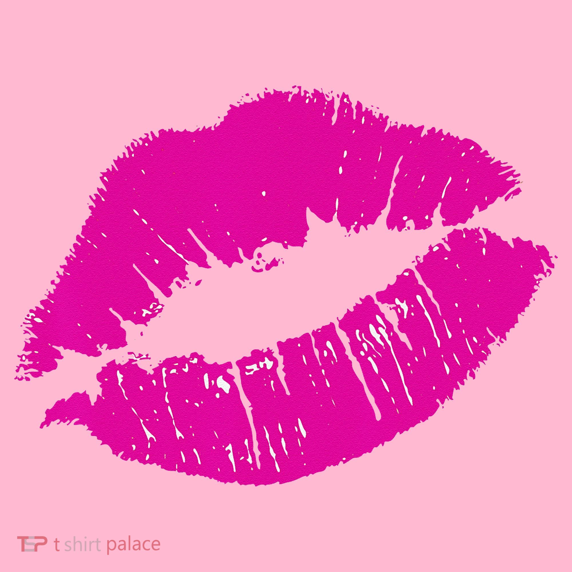 80s Pink Lips Bright Pop Culture 1980s Lovers Gift Coaster