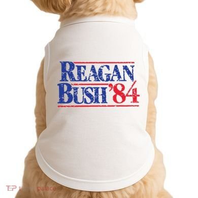 80s Reaganbush 84 Gop Doggie Tank
