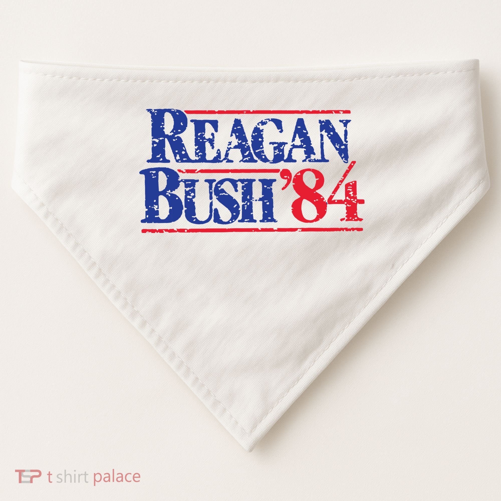 80s Reaganbush 84 Gop USA-Made Doggie Bandana