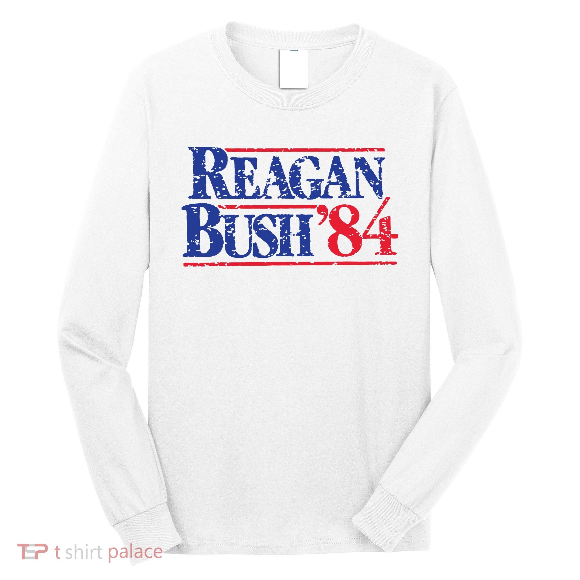 80s Reaganbush 84 Gop Long Sleeve Shirt