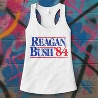 80s Reaganbush 84 Gop Women's Tank Top thumb 3
