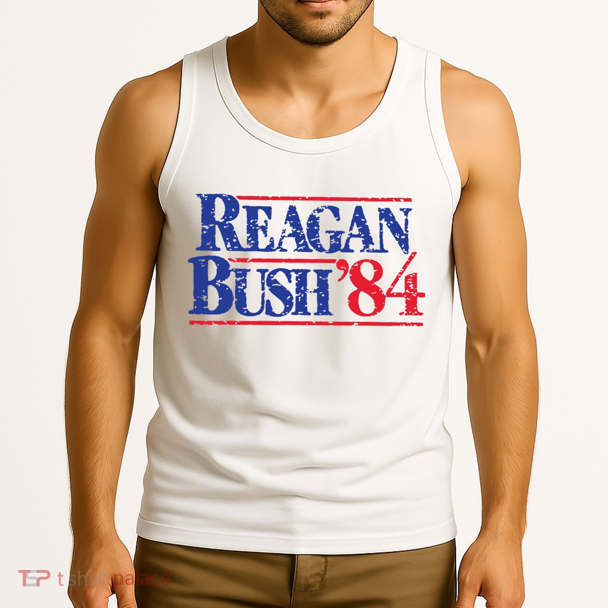 80s Reaganbush 84 Gop Tank Top