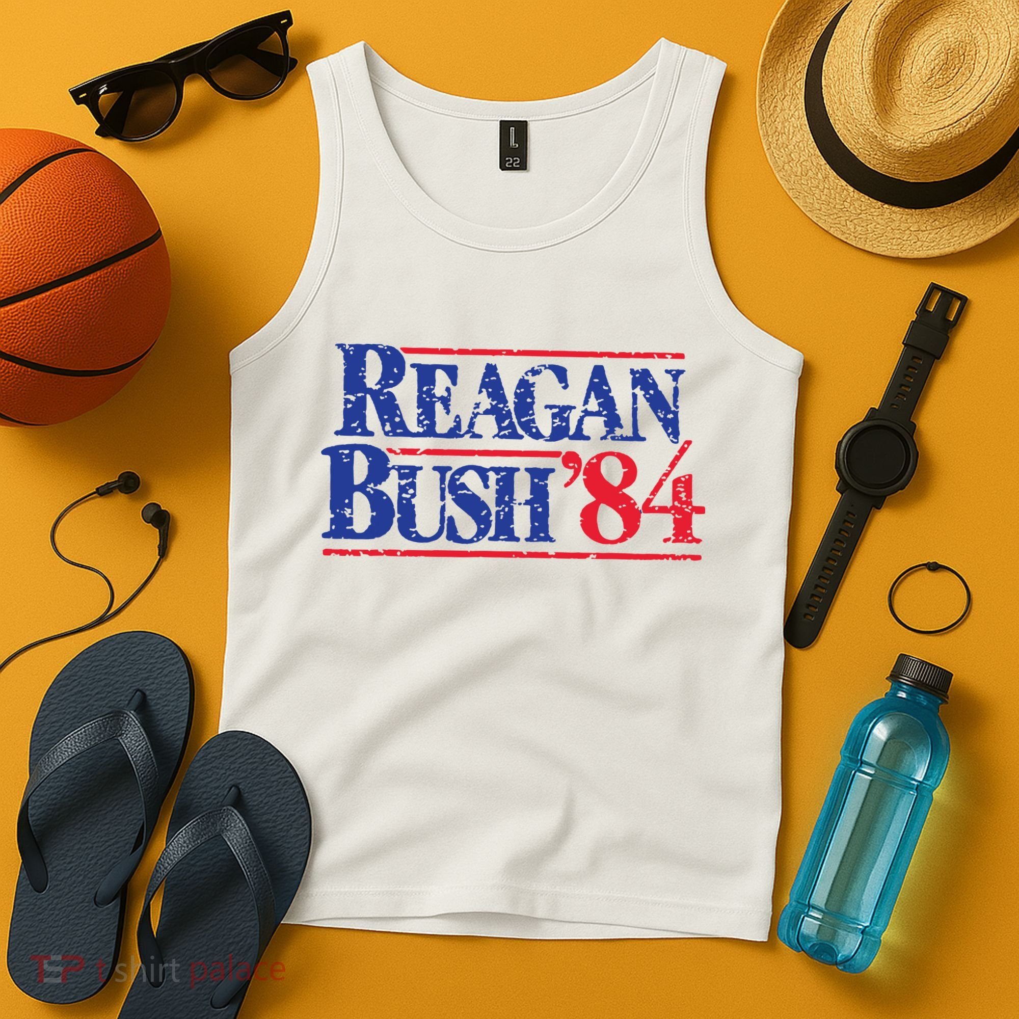 80s Reaganbush 84 Gop Tank Top