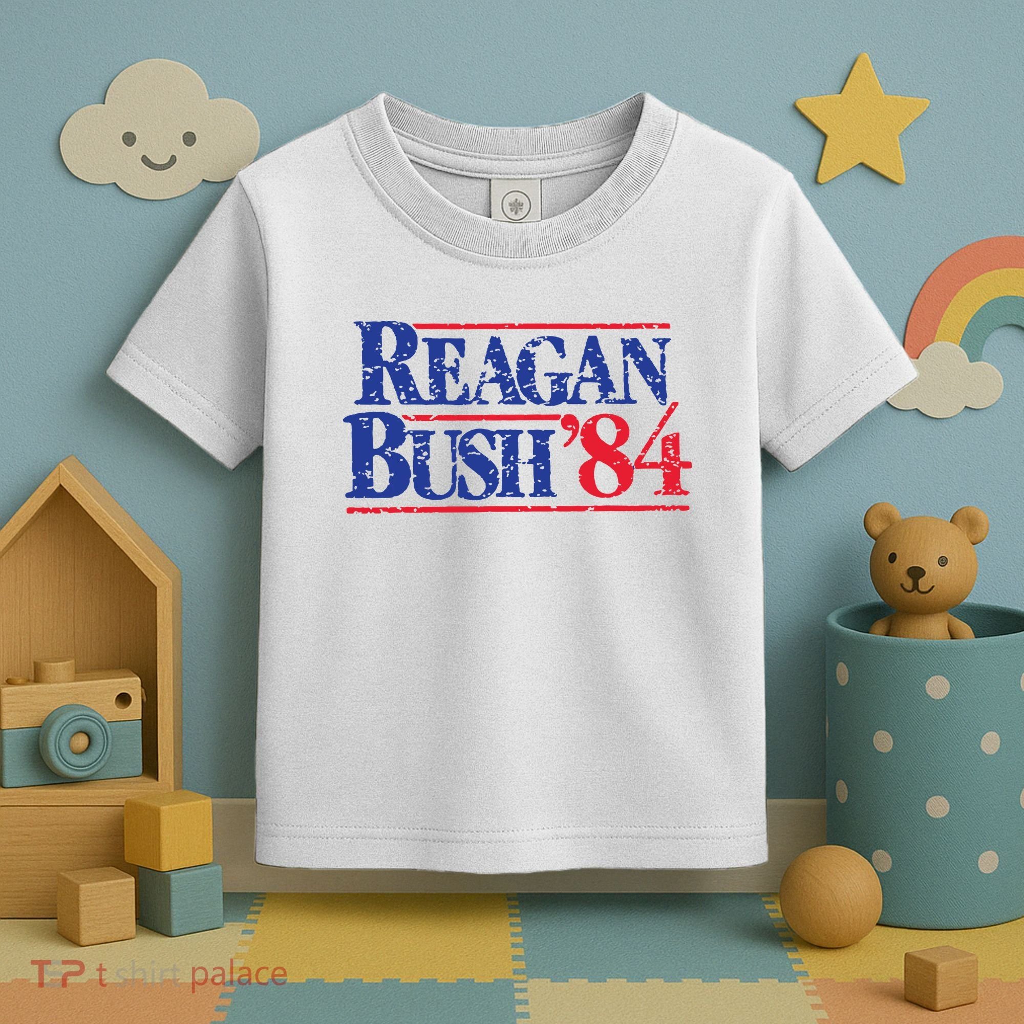 80s Reaganbush 84 Gop Toddler T-Shirt