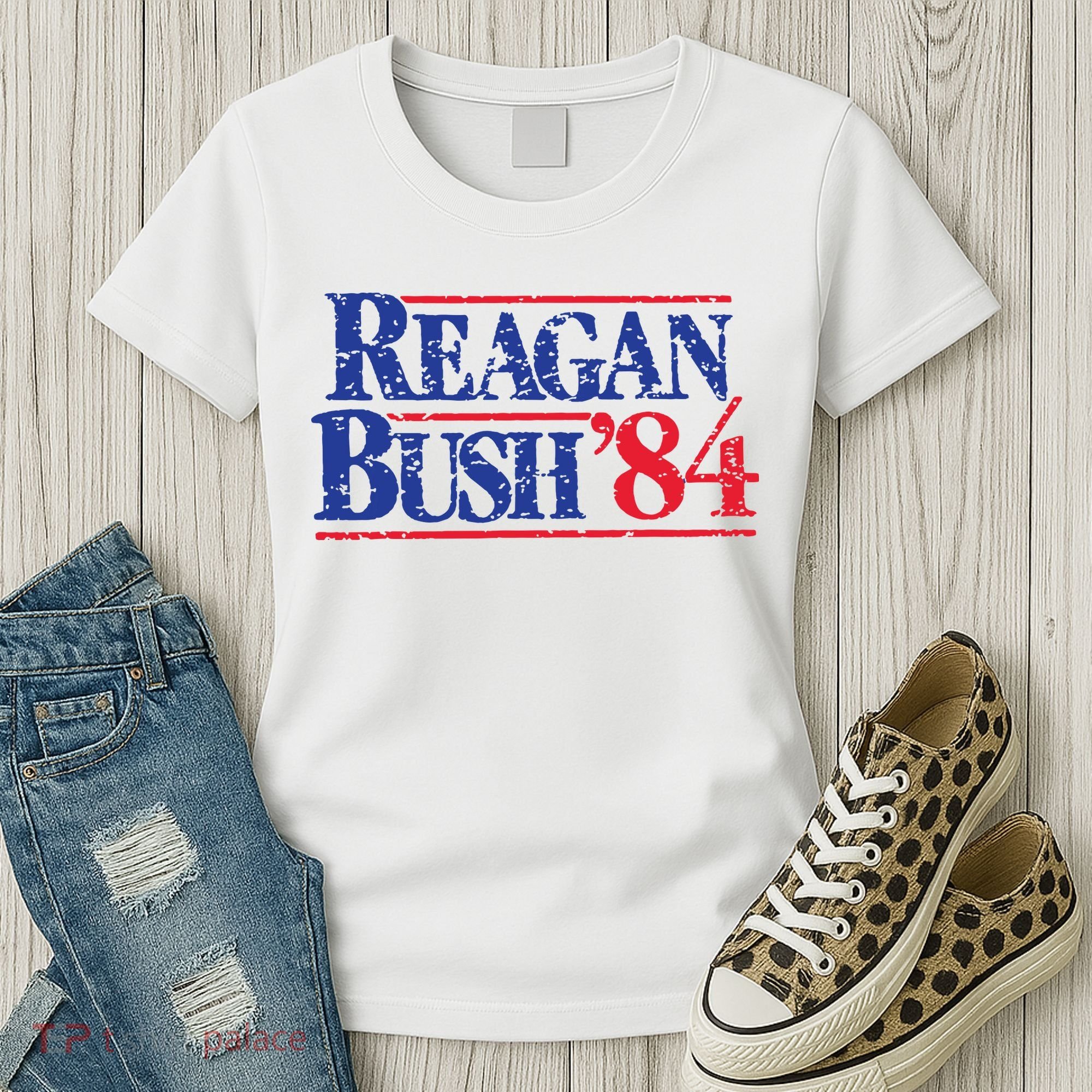80s Reaganbush 84 Gop Women's T-Shirt