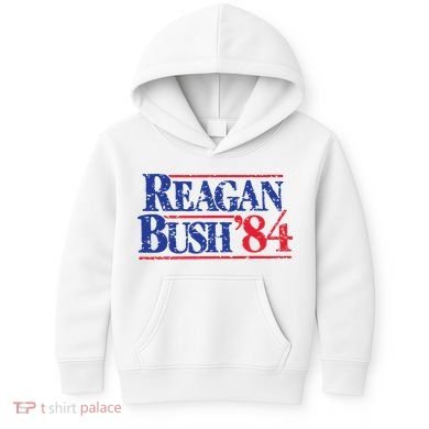 80s Reaganbush 84 Gop Kids Hoodie