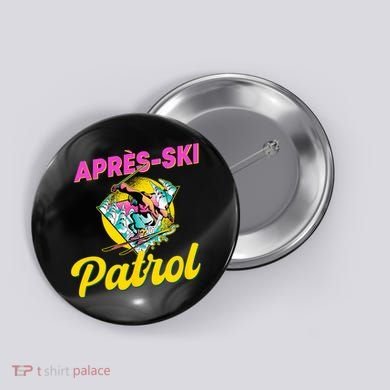 80s Retro Apresski Patrol Wear 90s Skiing Button