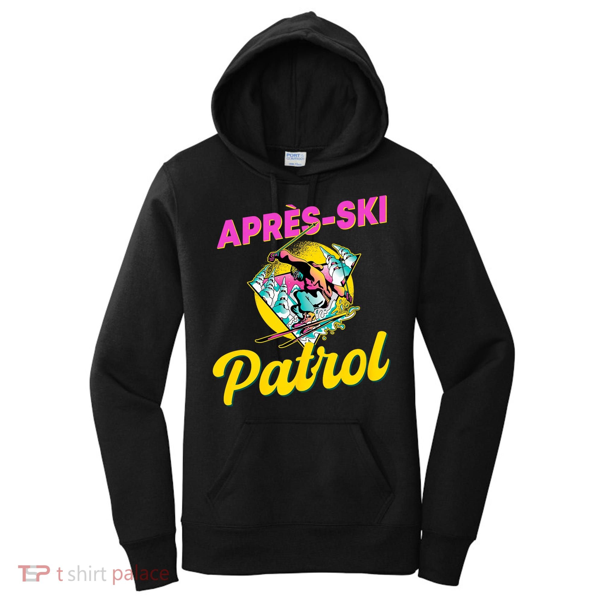 80s Retro Apresski Patrol Wear 90s Skiing Women's Hoodie