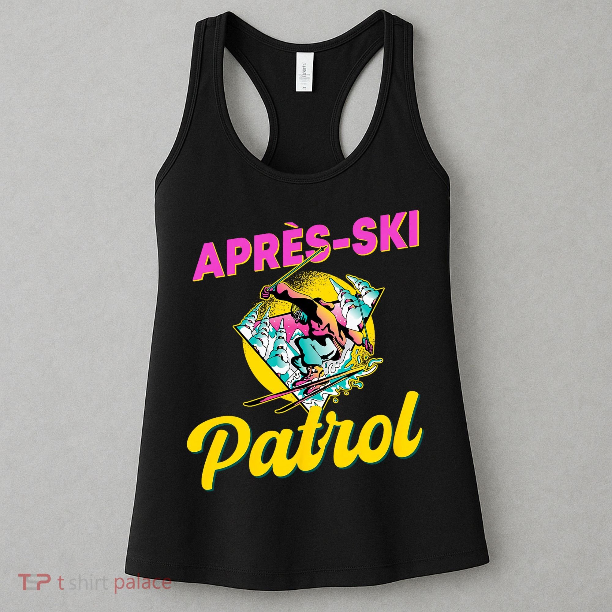 80s Retro Apresski Patrol Wear 90s Skiing Women's Tank Top