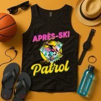 80s Retro Apresski Patrol Wear 90s Skiing Tank Top thumb 4