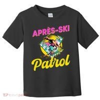 80s Retro Apresski Patrol Wear 90s Skiing Toddler T-Shirt thumb 0