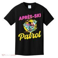 80s Retro Apresski Patrol Wear 90s Skiing Kids T-Shirt thumb 0