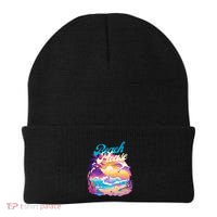 80S Retro Beach Please Vaporwave Scene Summer Vacay Florida Gift Beanie thumb 0