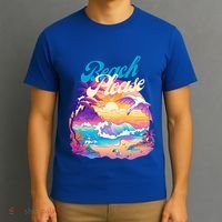 80S Retro Beach Please Vaporwave Scene Summer Vacay Florida Gift T-Shirt thumb 3