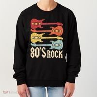 80s Rock Band Guitar Cassette Tape 1980s 80s Women's Sweatshirt thumb 0