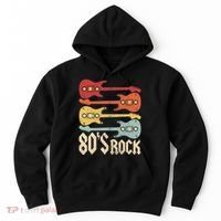 80s Rock Band Guitar Cassette Tape 1980s 80s Hoodie thumb 0