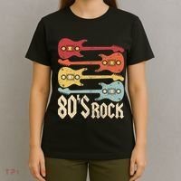 80s Rock Band Guitar Cassette Tape 1980s 80s T-Shirt thumb 4