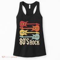 80s Rock Band Guitar Cassette Tape 1980s 80s Women's Tank Top thumb 0