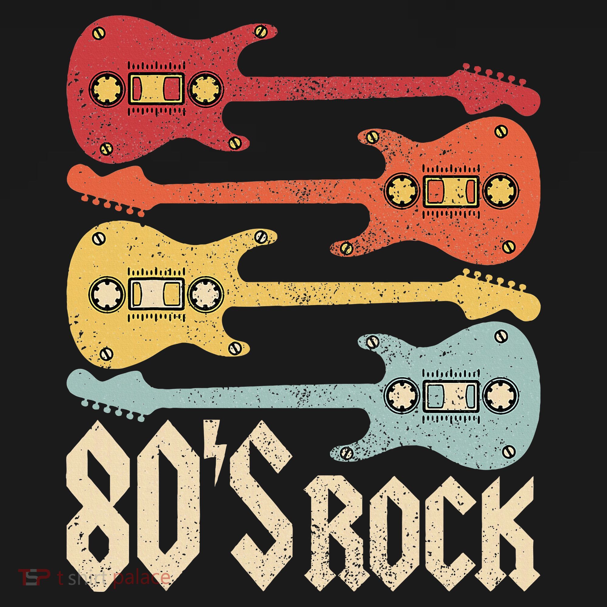 80s Rock Band Guitar Cassette Tape 1980s 80s Women's Tank Top