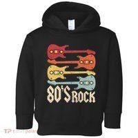 80s Rock Band Guitar Cassette Tape 1980s 80s Toddler Hoodie thumb 0