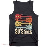 80s Rock Band Guitar Cassette Tape 1980s 80s Tank Top thumb 0