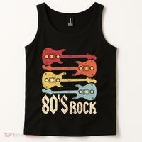 80s Rock Band Guitar Cassette Tape 1980s 80s Tank Top thumb 2