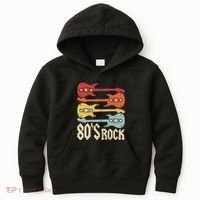80s Rock Band Guitar Cassette Tape 1980s 80s Kids Hoodie thumb 0