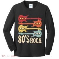 80s Rock Band Guitar Cassette Tape 1980s 80s Kids Long Sleeve Shirt thumb 0