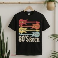 80s Rock Band Guitar Cassette Tape 1980s Vintage 80s Costume T-Shirt thumb 2