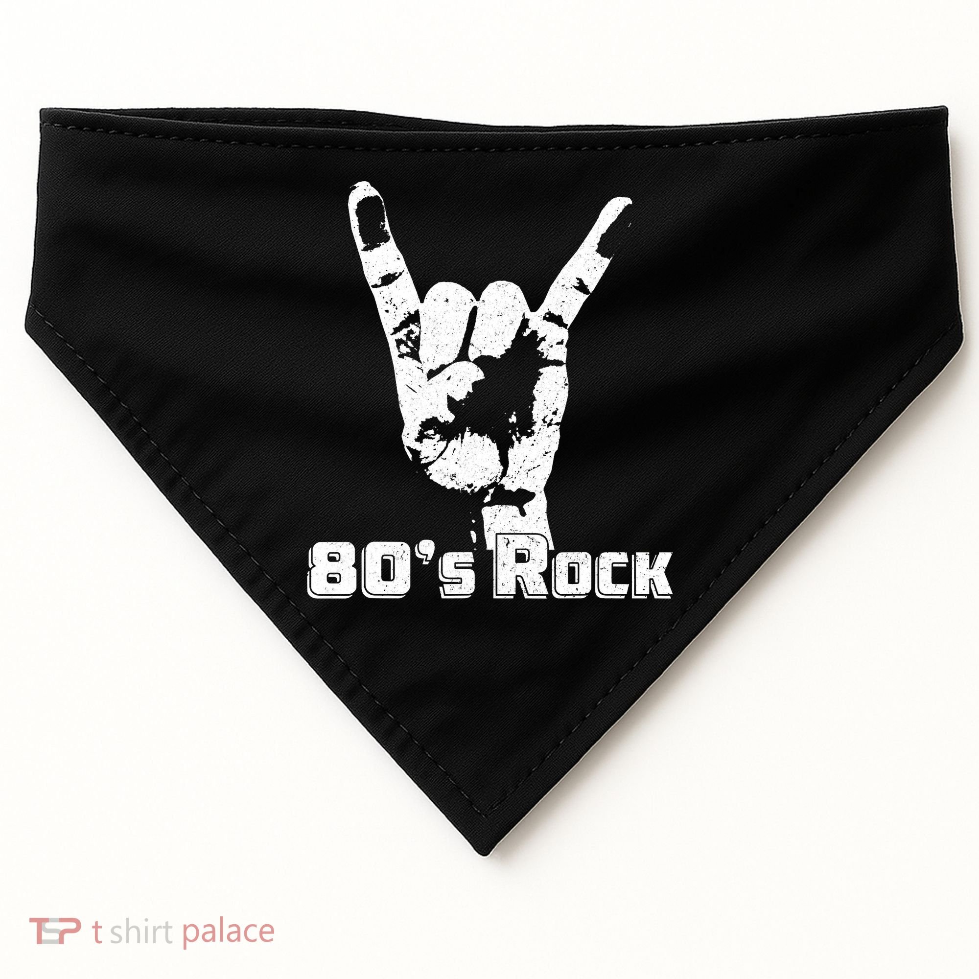 80's Rock Band Back To Retro Rock Lover USA-Made Doggie Bandana