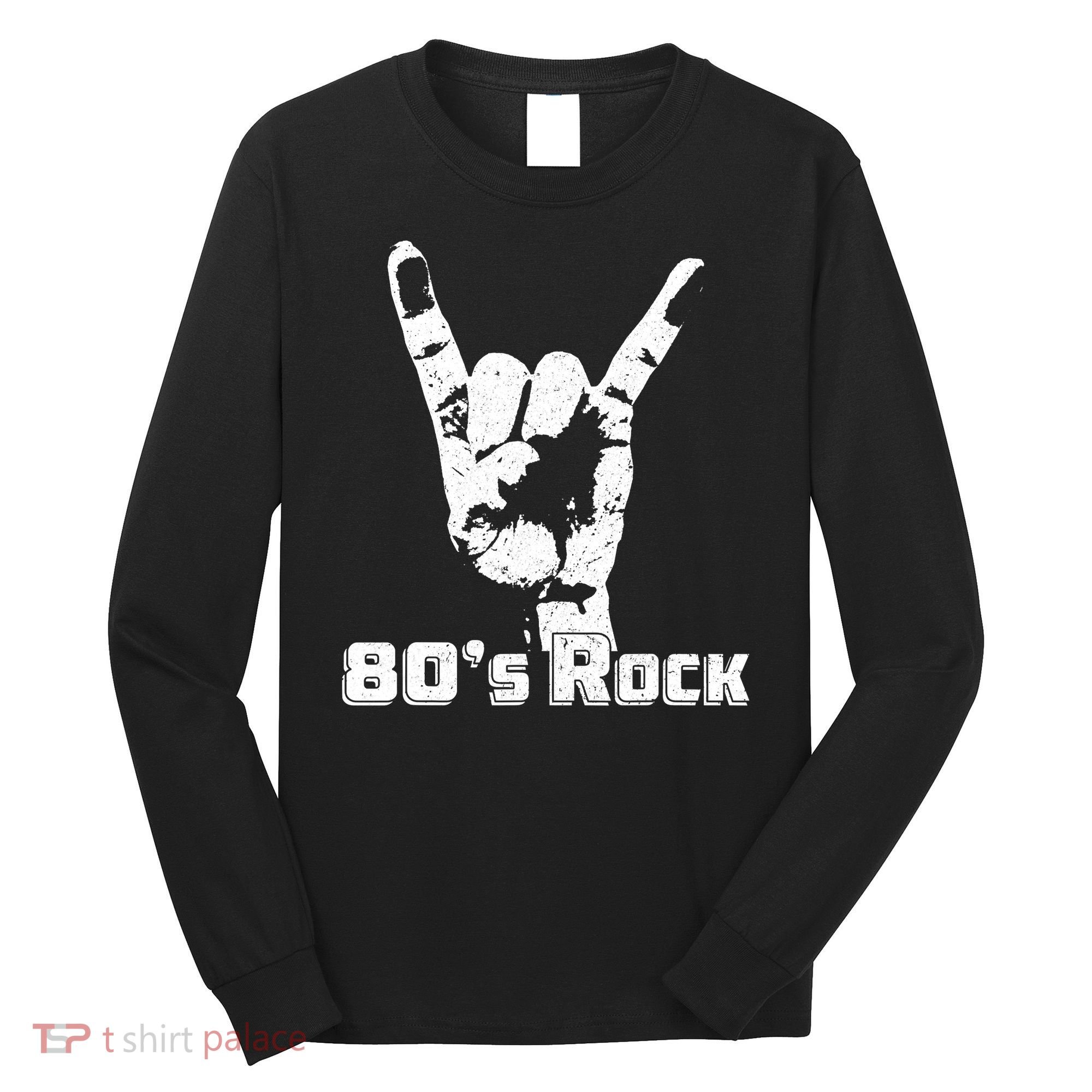 80's Rock Band Back To Retro Rock Lover Long Sleeve Shirt