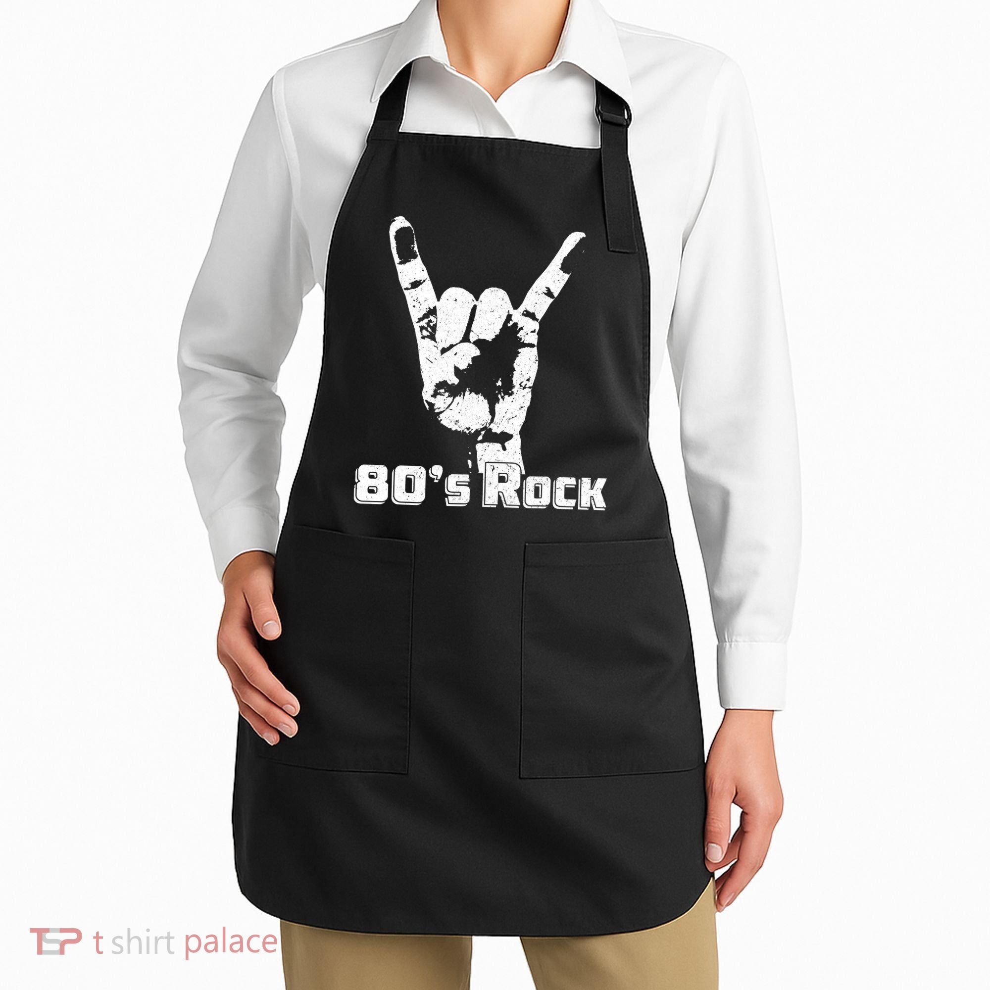 80's Rock Band Back To Retro Rock Lover Apron