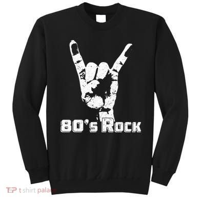 80's Rock Band Back To Retro Rock Lover Sweatshirt