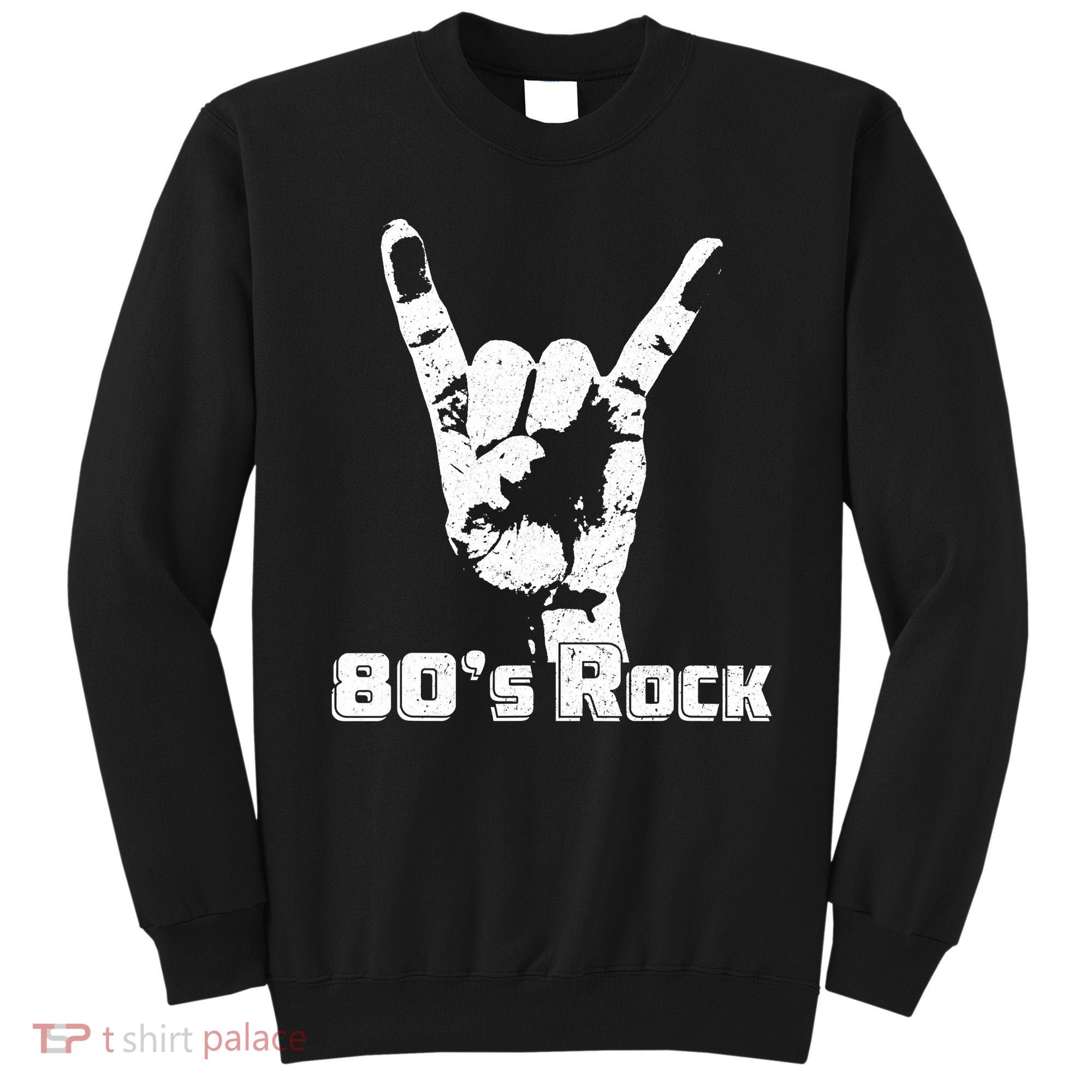 80's Rock Band Back To Retro Rock Lover Sweatshirt