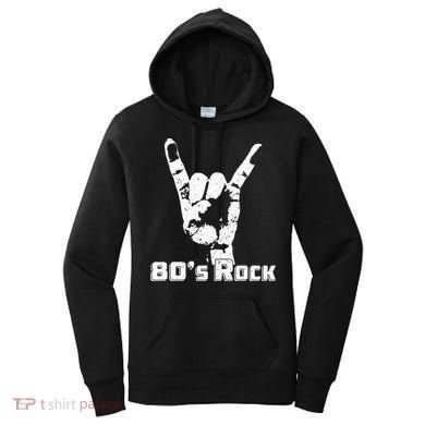 80's Rock Band Back To Retro Rock Lover Women's Hoodie