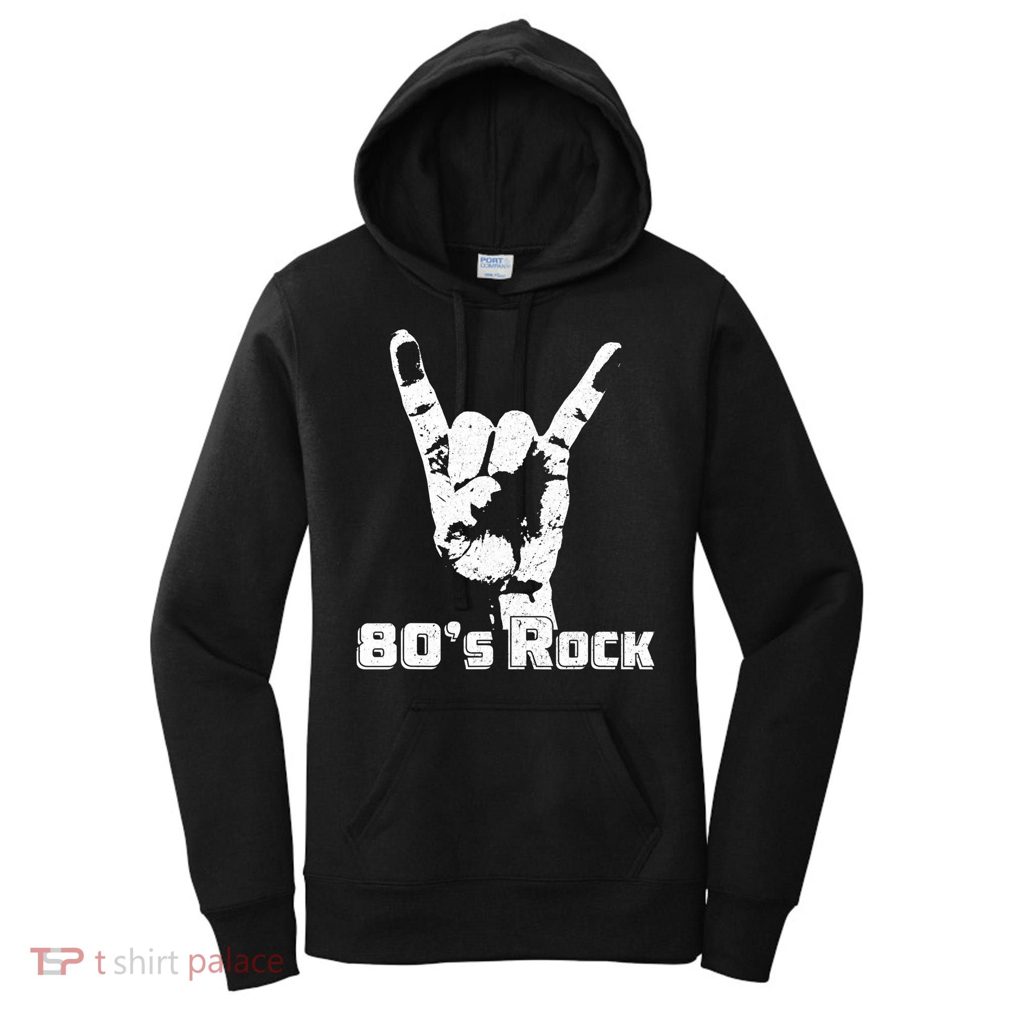 80's Rock Band Back To Retro Rock Lover Women's Hoodie