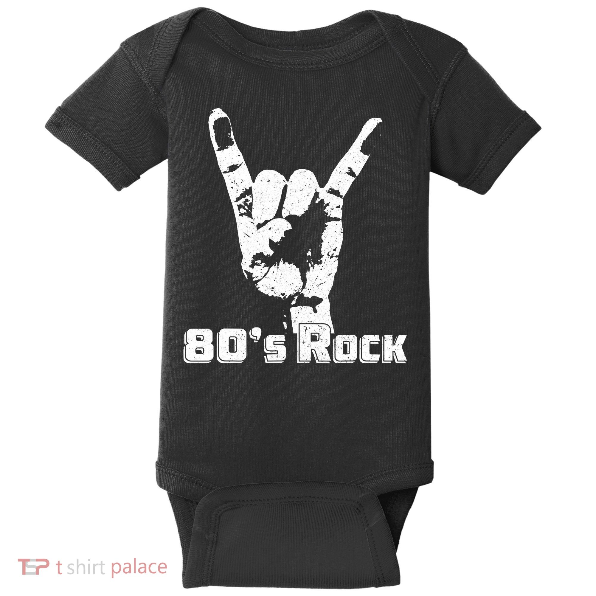 80's Rock Band Back To Retro Rock Lover Baby Bodysuit