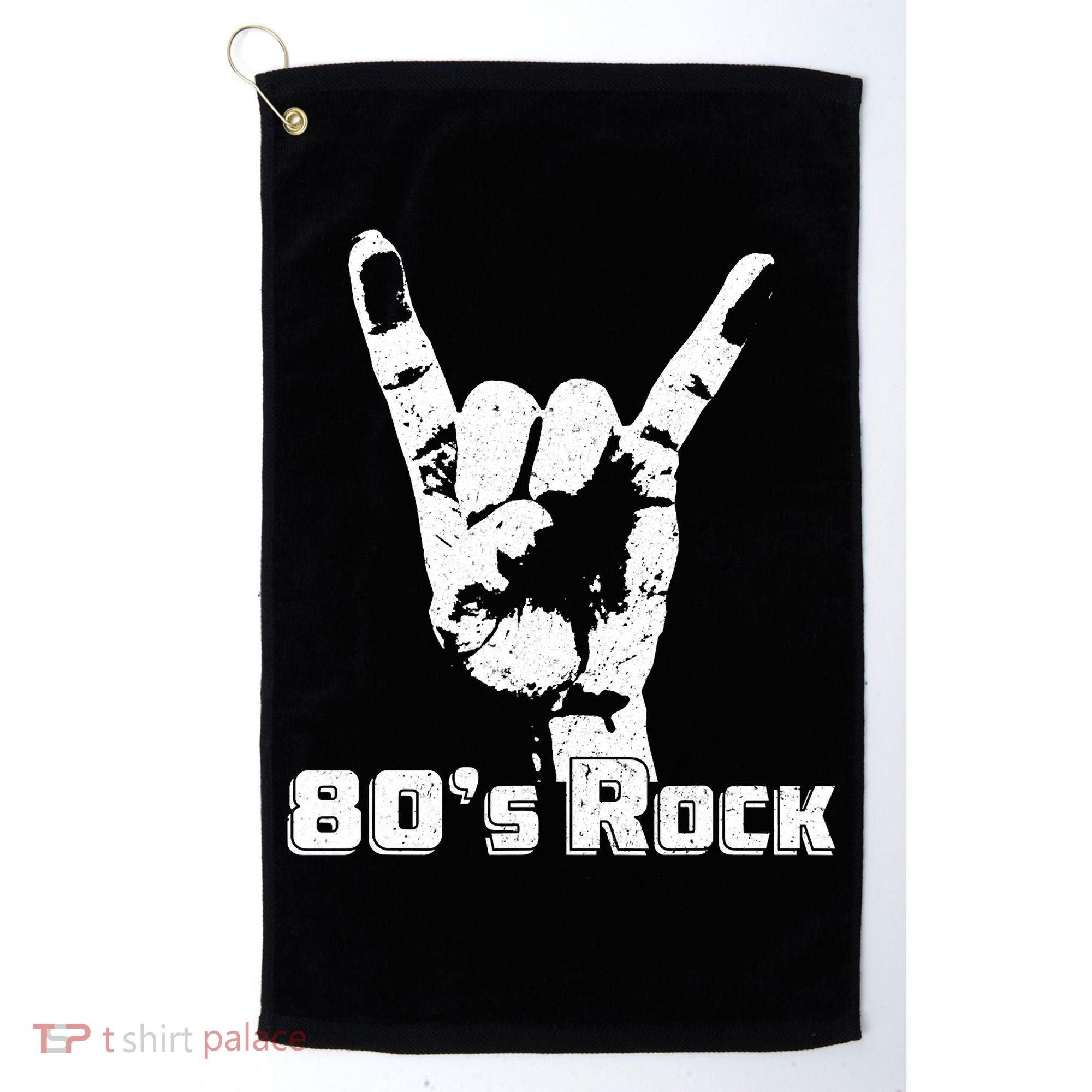 80's Rock Band Back To Retro Rock Lover Golf Towel