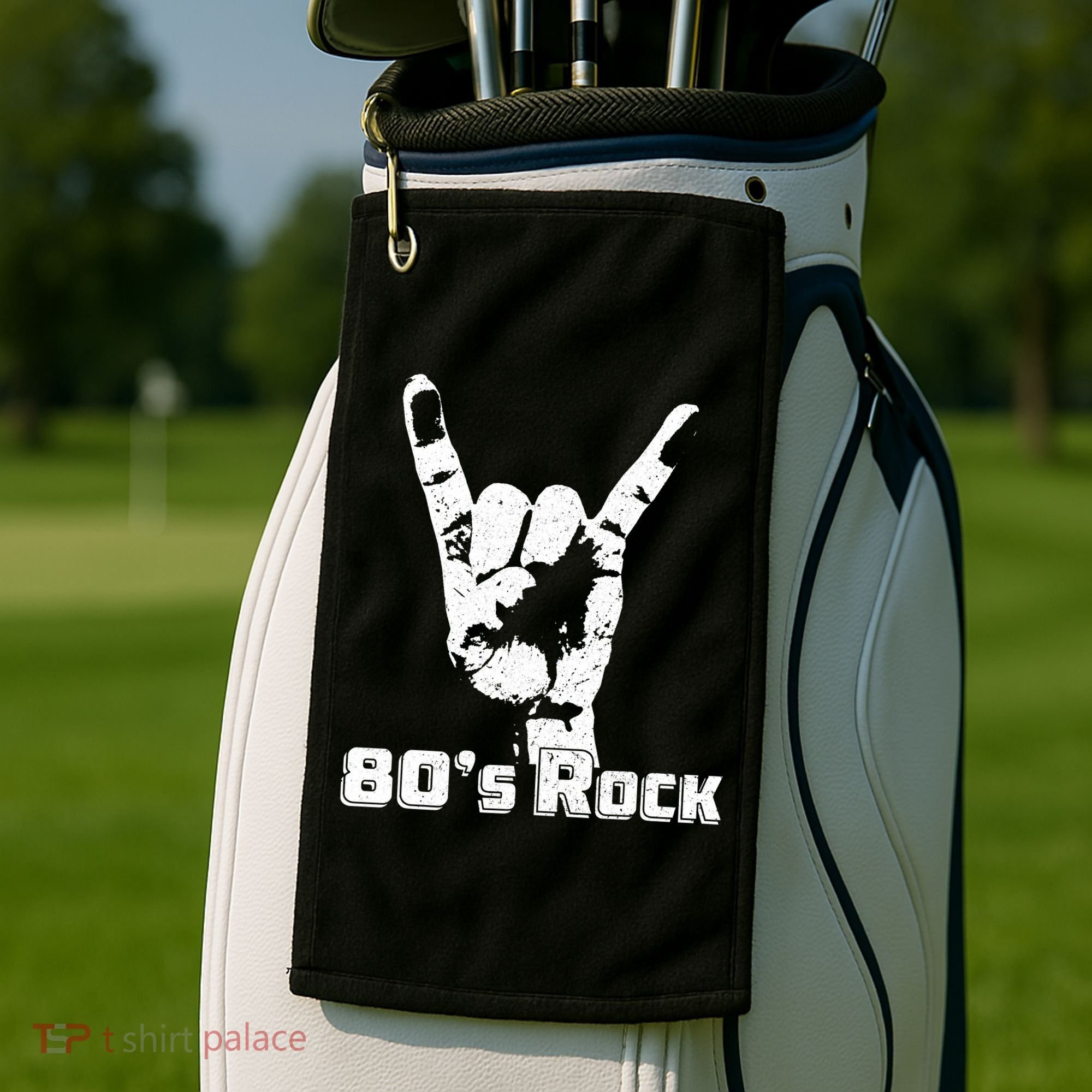 80's Rock Band Back To Retro Rock Lover Golf Towel