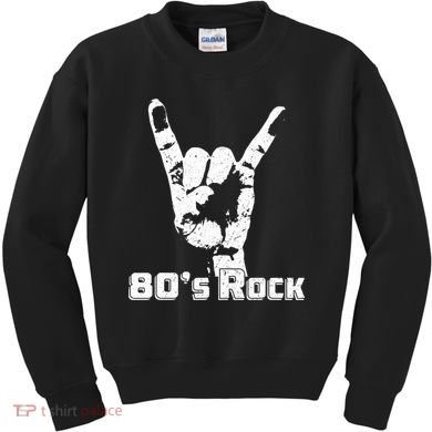 80's Rock Band Back To Retro Rock Lover Kids Sweatshirt